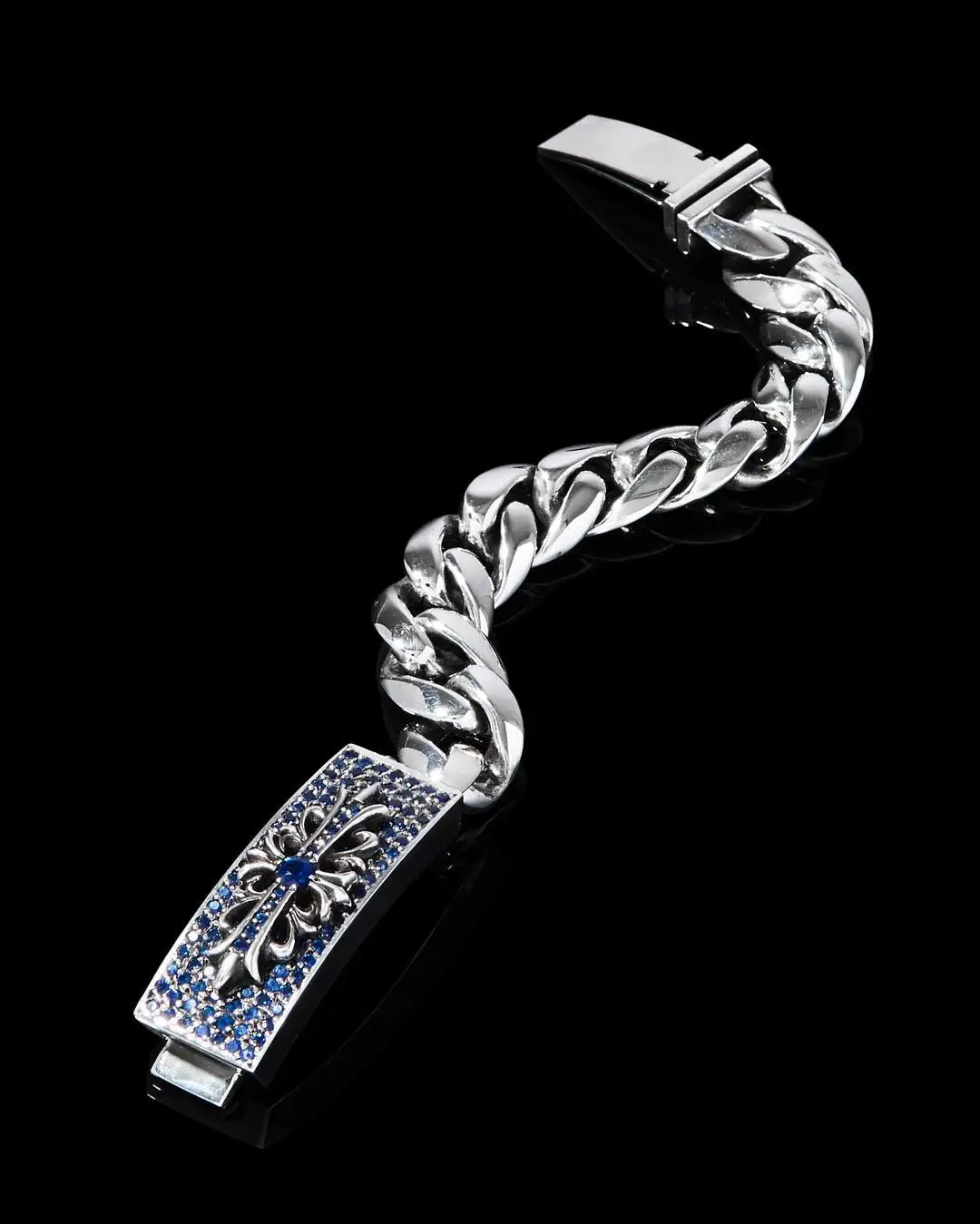 克罗心项链图片