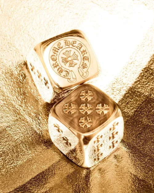 克罗心金色十字架项链