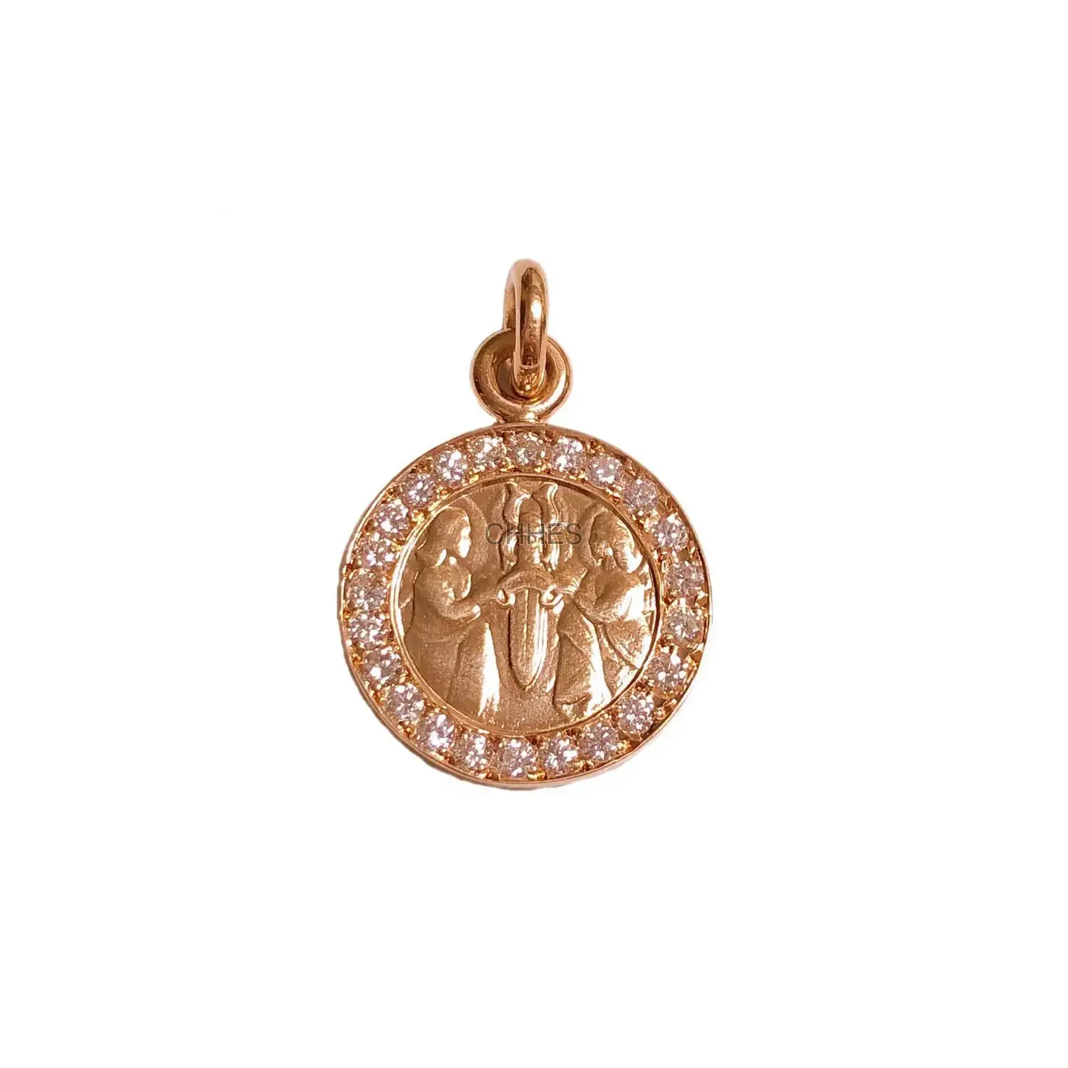 Chrome hearts 克罗心 22K满钻宝剑天使吊坠