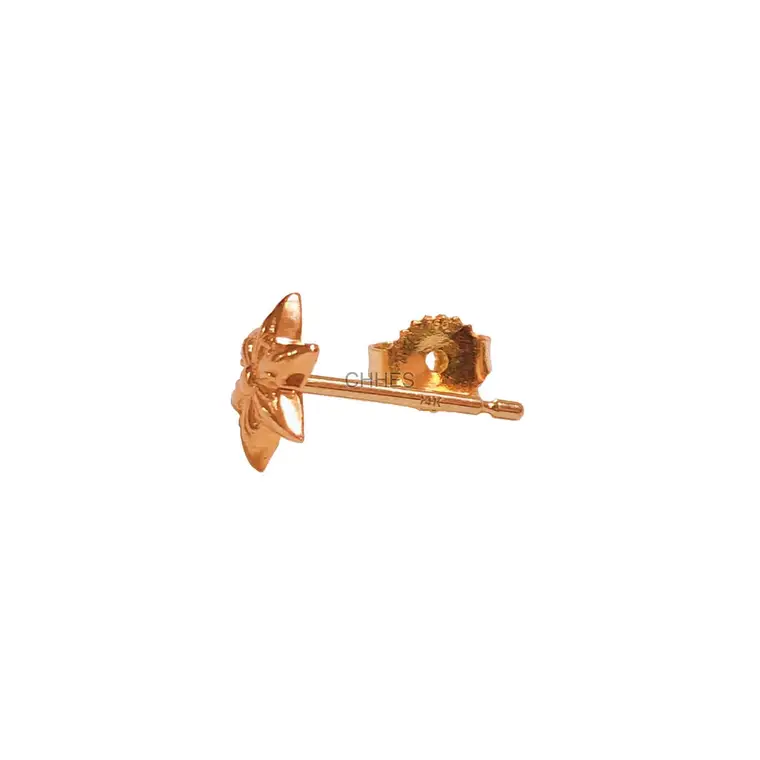 Chrome hearts 克罗心 22K黄金小号六芒星耳钉