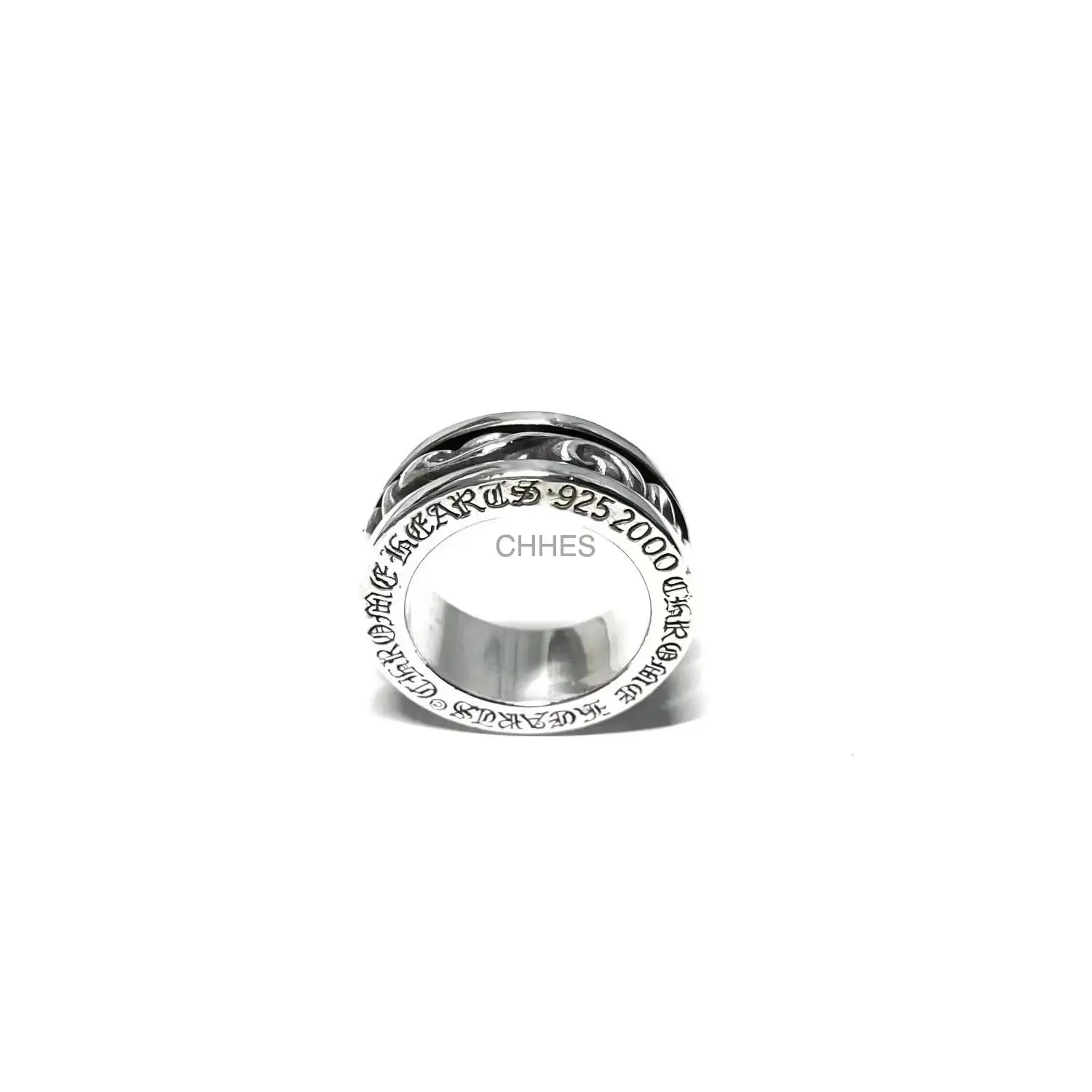 Chrome hearts 克罗心 ScrollBand旋转腾花戒指
