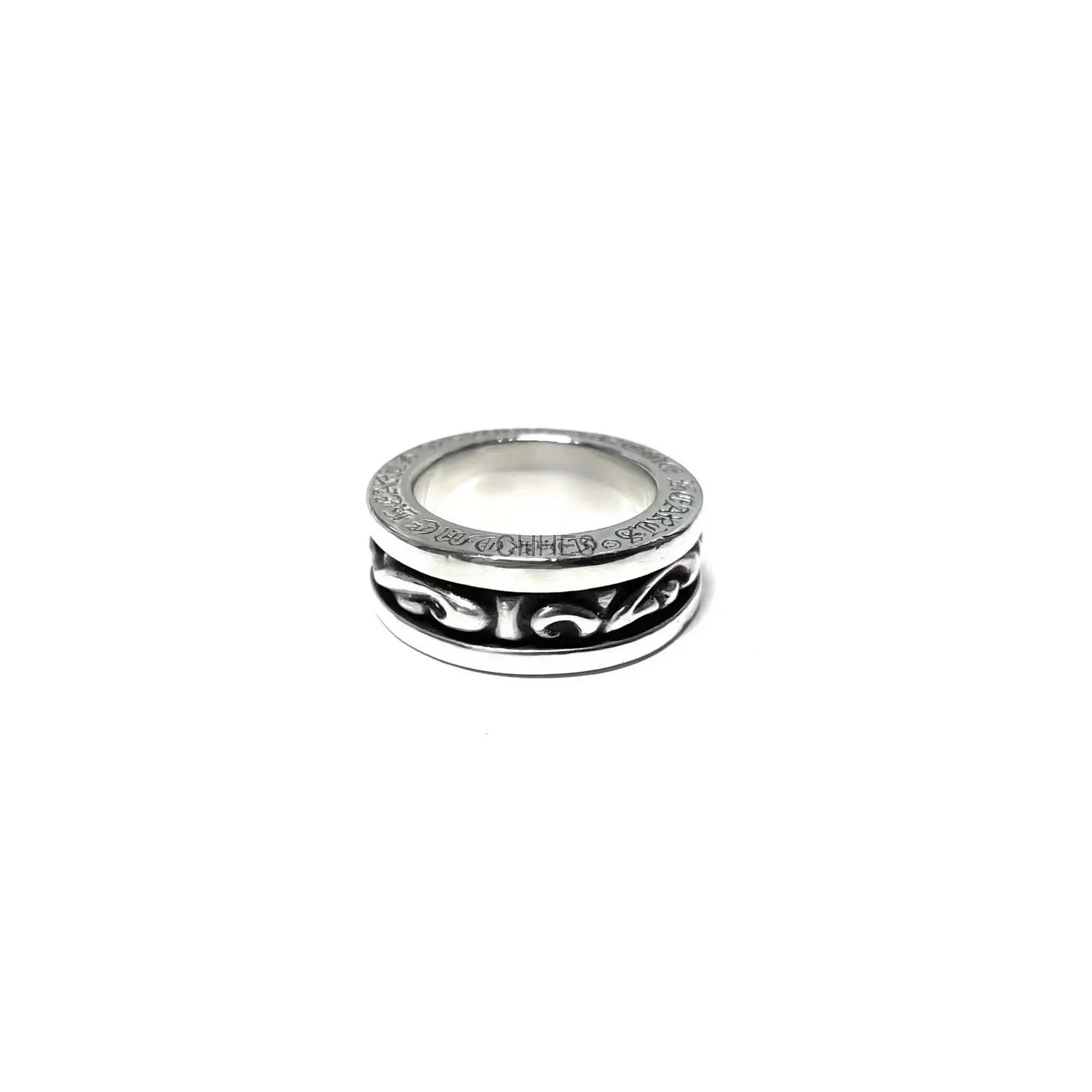 Chrome hearts 克罗心 ScrollBand旋转腾花戒指
