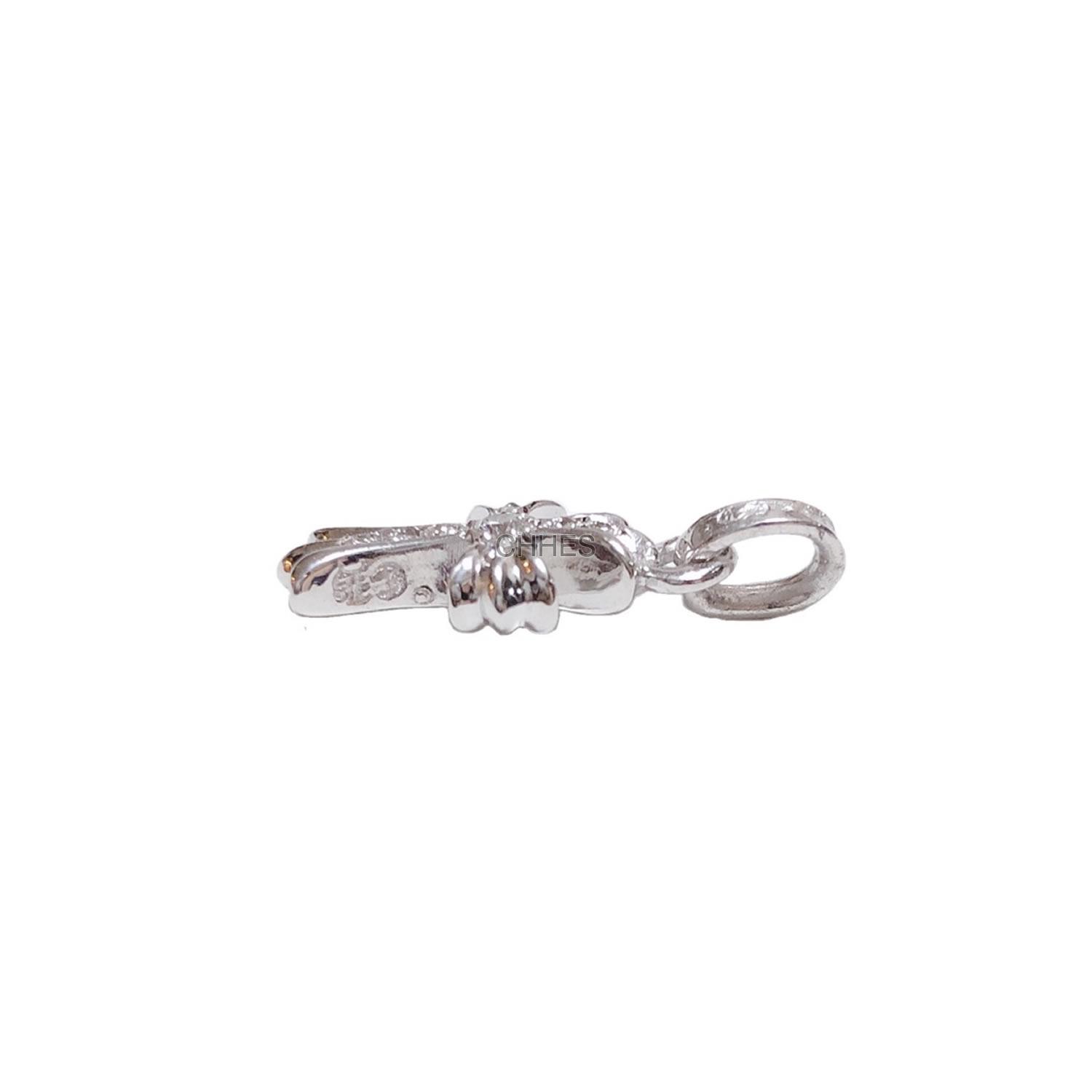 CHROME HEARTS Chrome hearts 克罗心18K白金白钻babyfat十字架 CHROME HEARTS Chrome hearts 克罗心18K白金白钻babyfat十字架