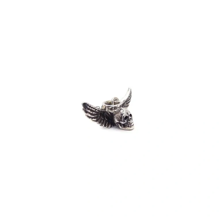 Chrome hearts 克罗心 FOTI Mahalia 骷髅翅膀吊坠/项链