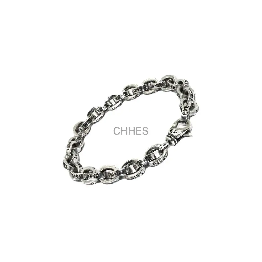 Chrome hearts 克罗心 字母PAPERCHAIN龙虾扣粗手链