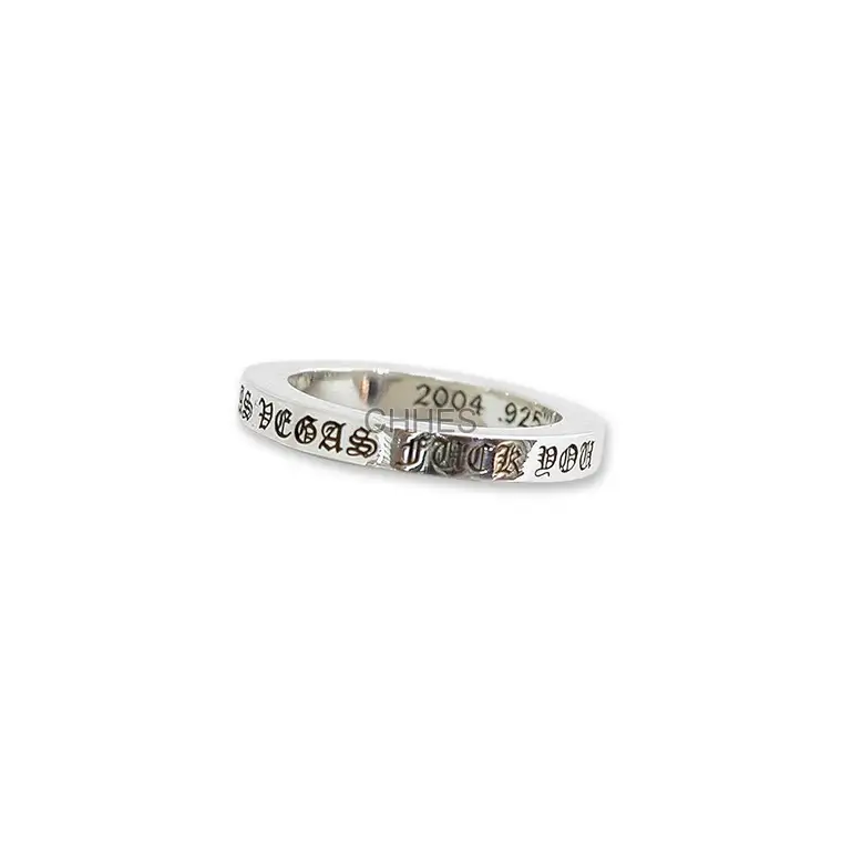 Chrome hearts 克罗心 3MM FK拉斯维加斯限定版戒指