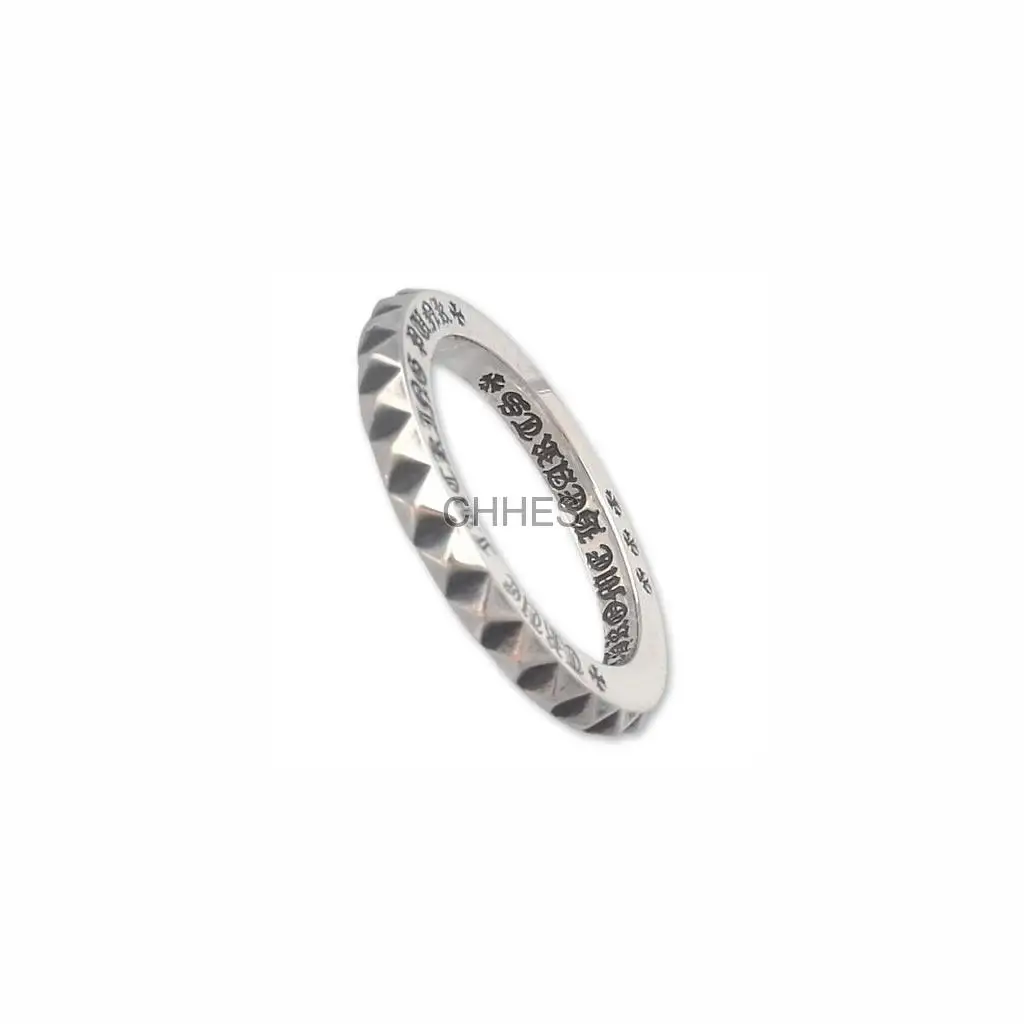 Chrome hearts 克罗心 3MM True Fuckin Punk Big Punk朋克戒指