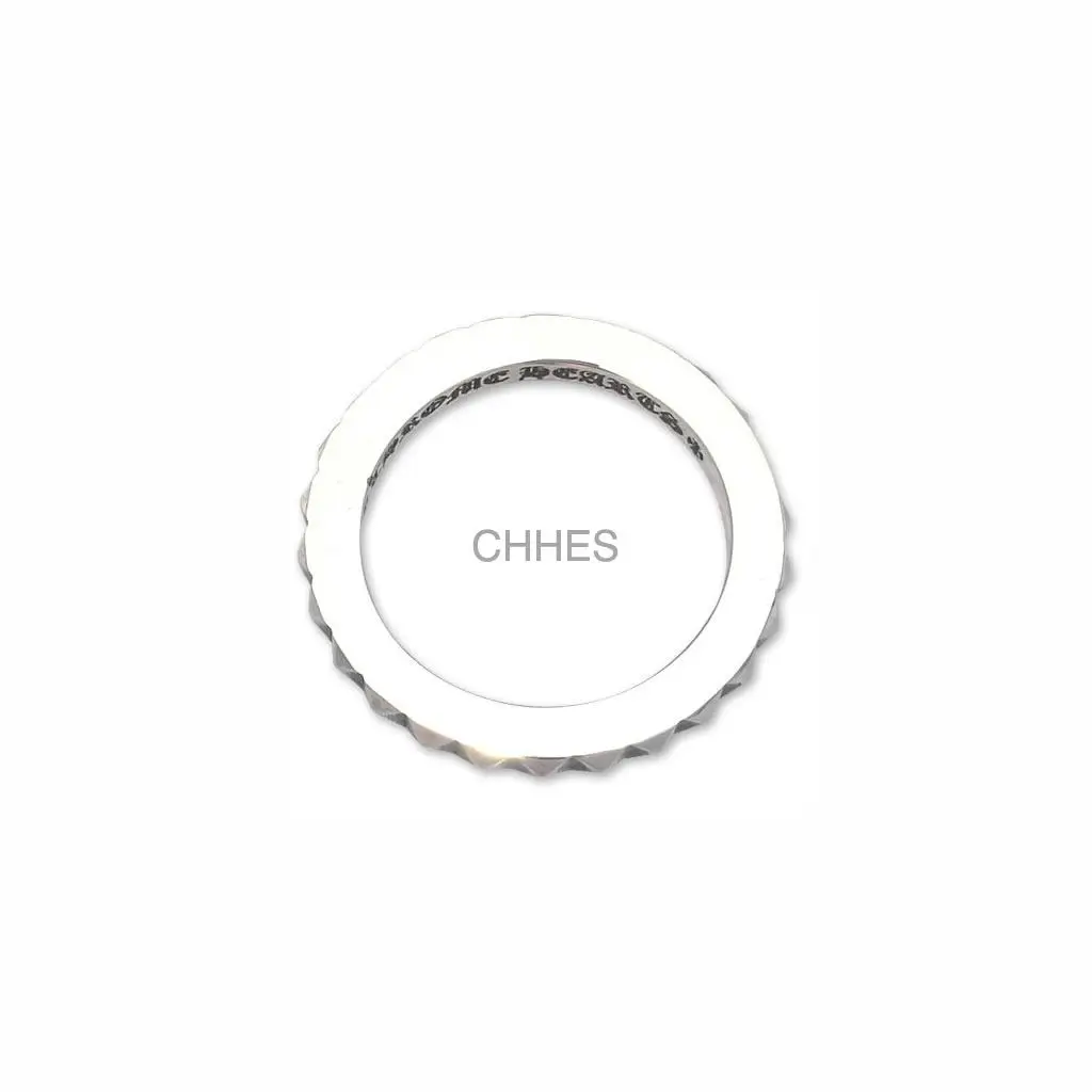 Chrome hearts 克罗心 3MM True Fuckin Punk Big Punk朋克戒指