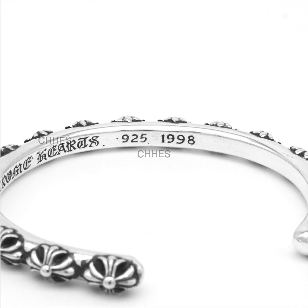 CHROME HEARTS Chrome hearts 克罗心SBT全十字架开口手镯- CHHES