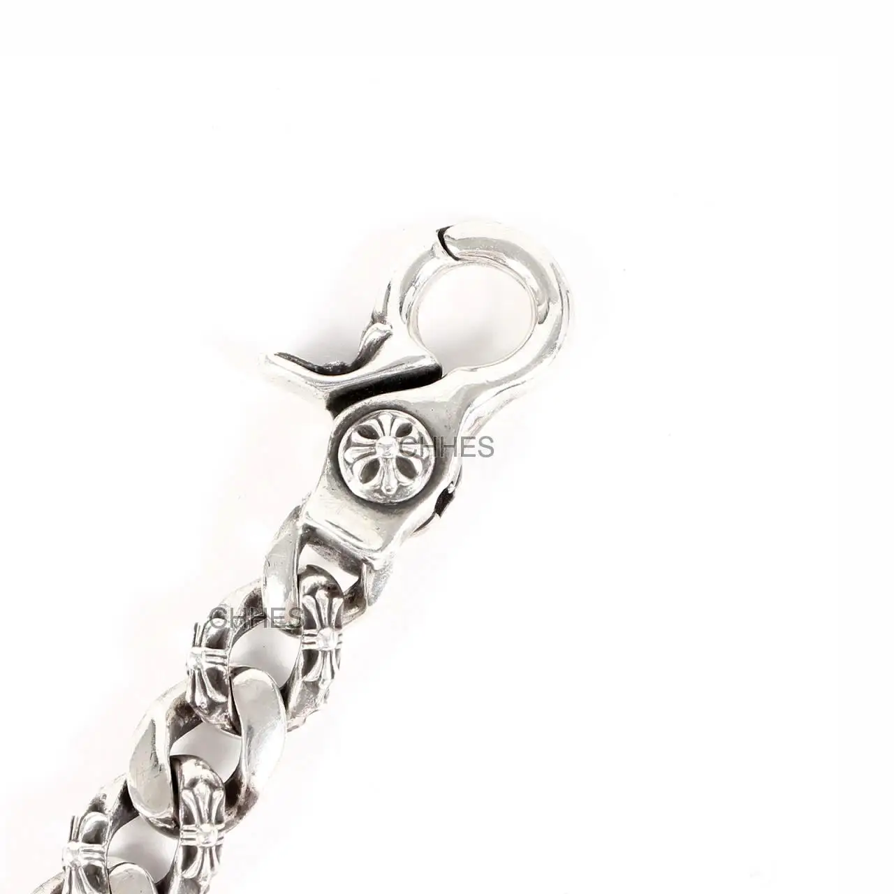 Chrome hearts 克罗心 半十字花链龙虾扣手链