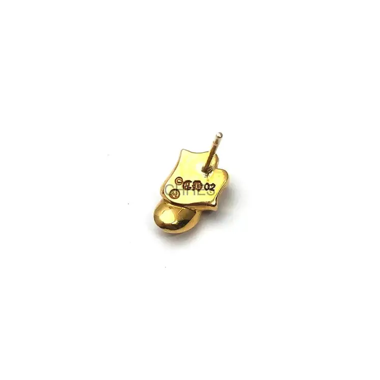 Chrome hearts 克罗心 22K金滚石舌头耳钉