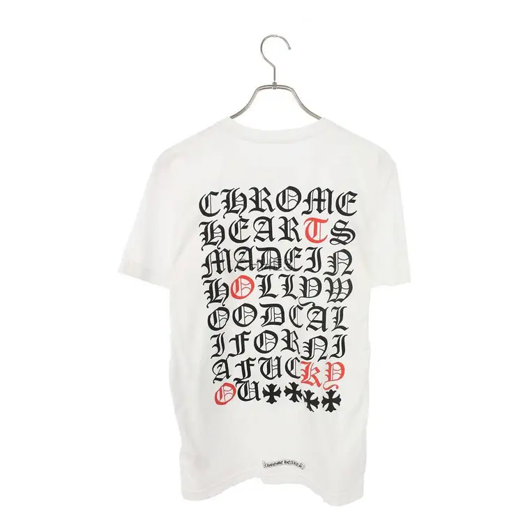 Chrome hearts 克罗心 符文字母白色短袖TEE