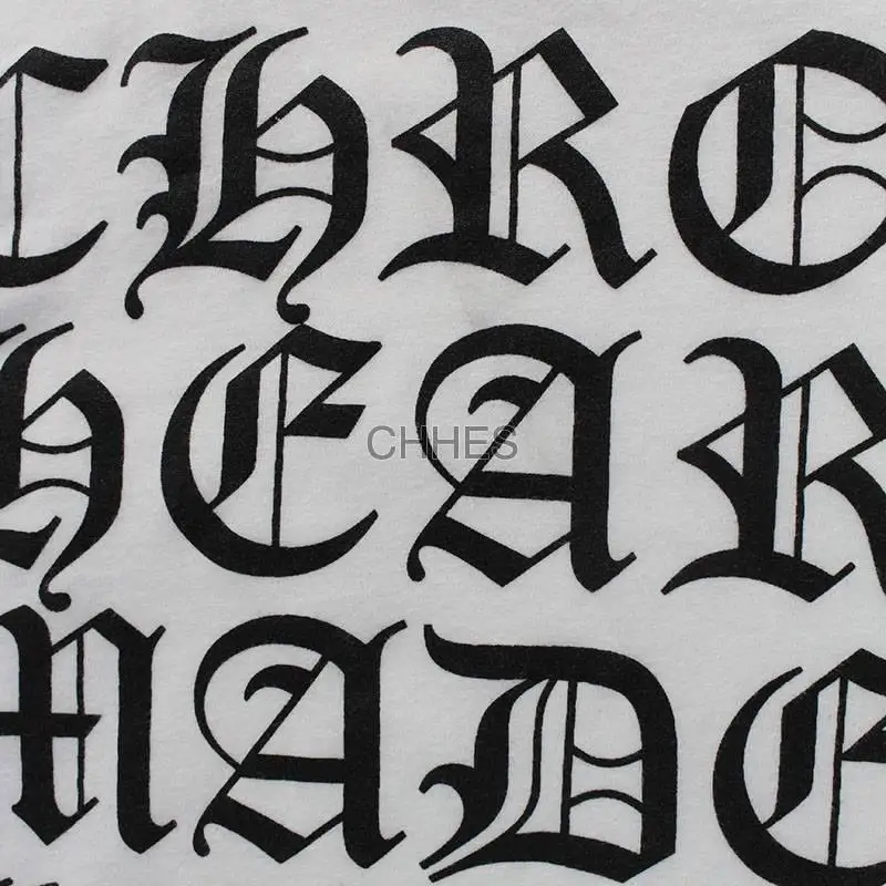 Chrome hearts 克罗心 符文字母白色短袖TEE