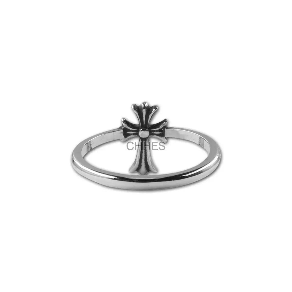 Chromehearts 克罗心 泡泡糖圆环十字架戒指