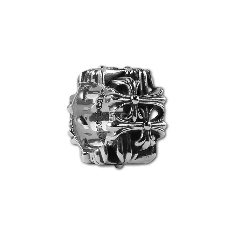 Chromehearts 克罗心 方形坟墓/葬墓十字架戒指