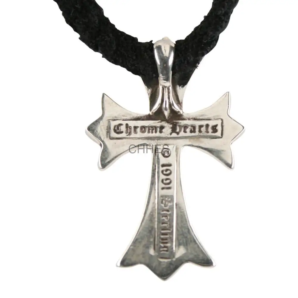 Chromehearts 克罗心 中号十字架皮革编织项链（套装）