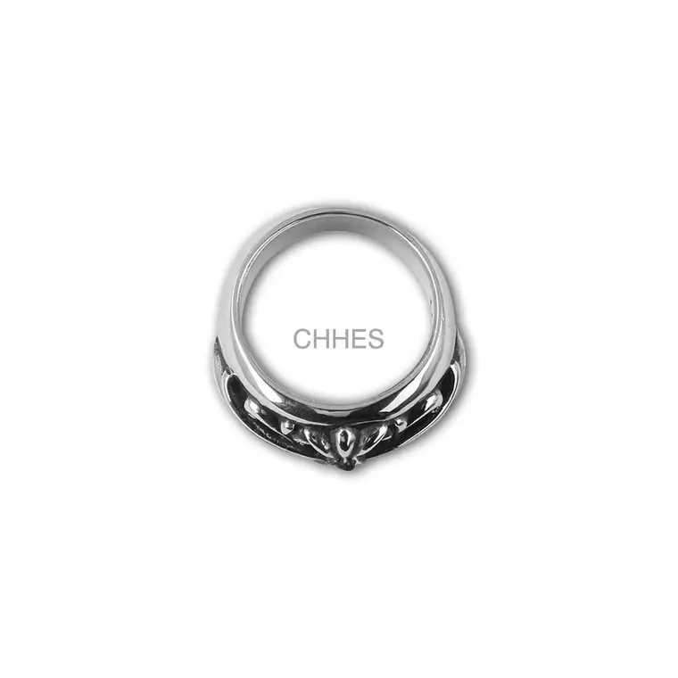 Chromehearts 克罗心 窄版十字花守护者Floral戒指