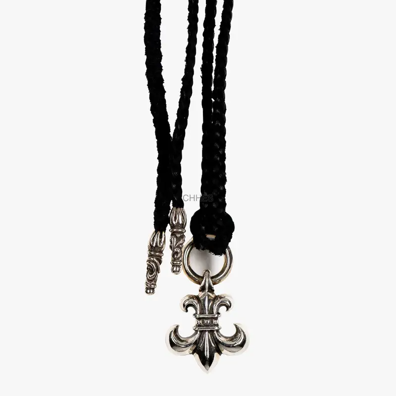 Chromehearts 克罗心 中号童军花皮革编织吊坠（整套）