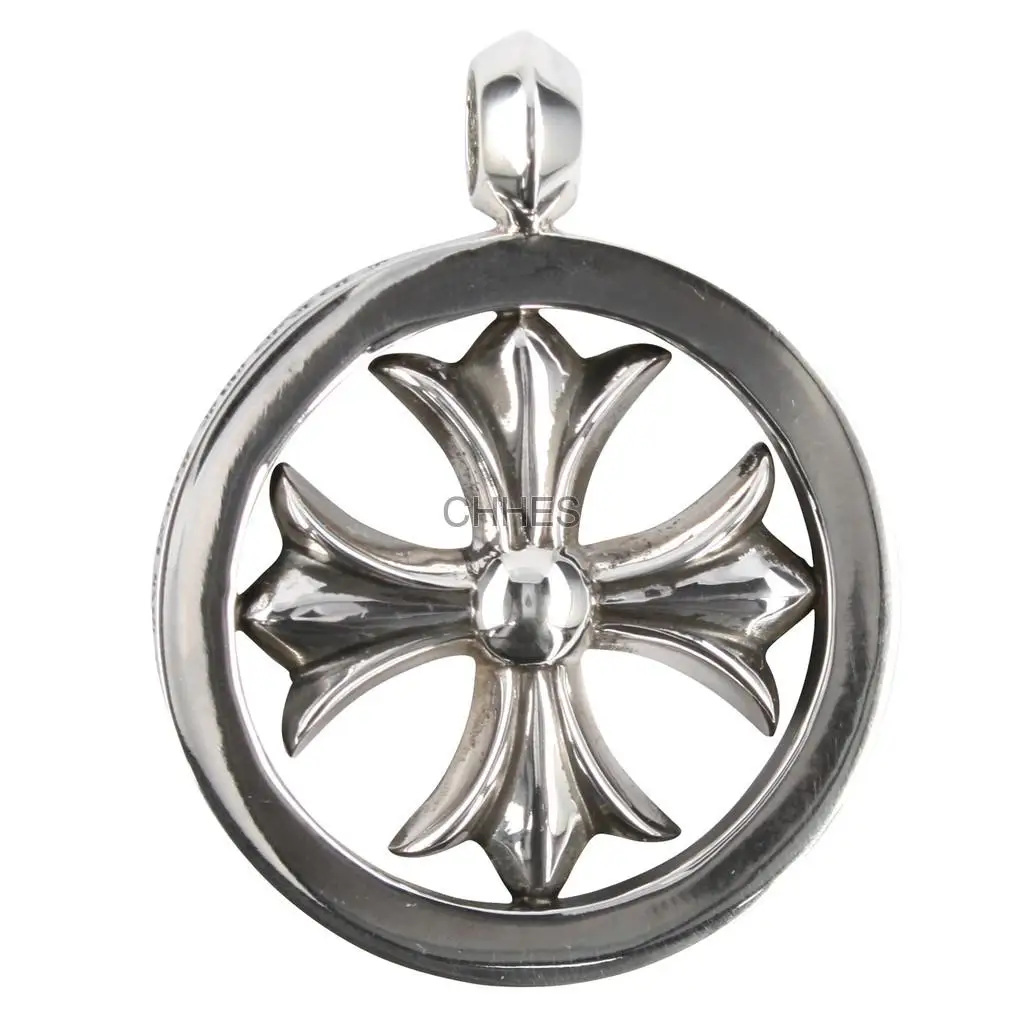 Chromehearts 克罗心 圆圈十字花大吊坠
