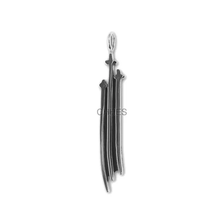 Chromehearts 克罗心 3RS十字架吊坠吊坠/项链