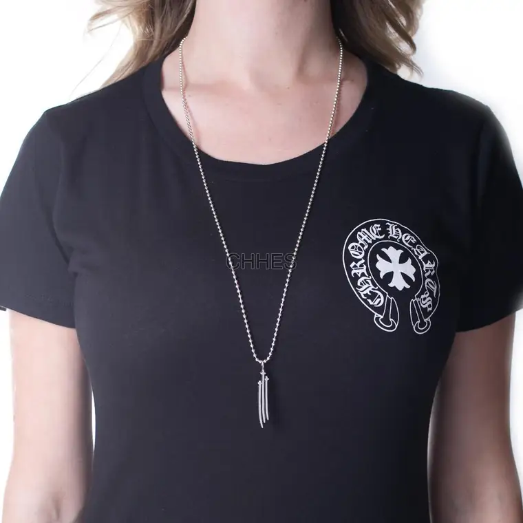 Chromehearts 克罗心 3RS十字架吊坠吊坠/项链