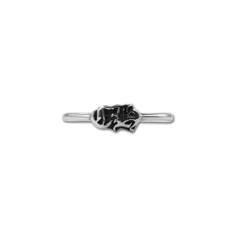 Chromehearts 克罗心 泡泡糖圆环CH字母戒指