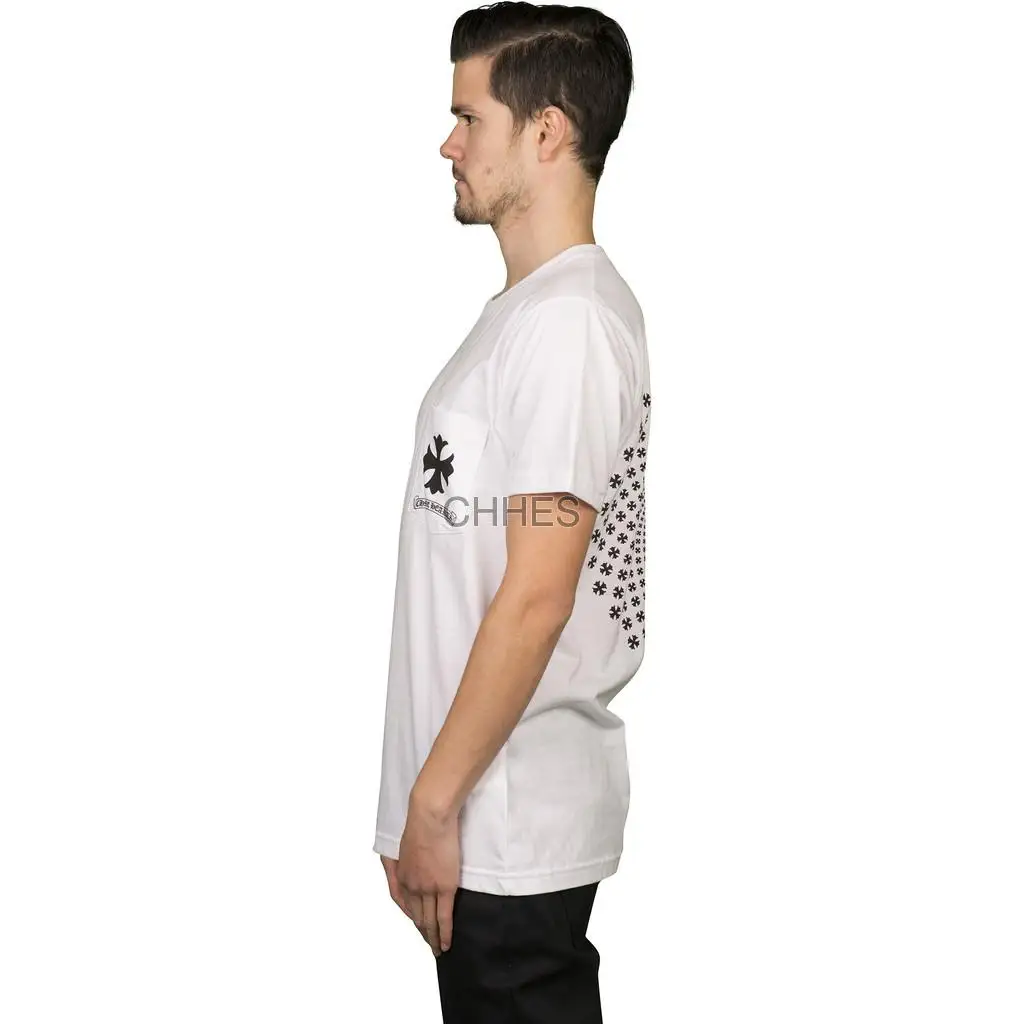 Chrome Hearts 克罗心 小十字花漩涡印花 TEE