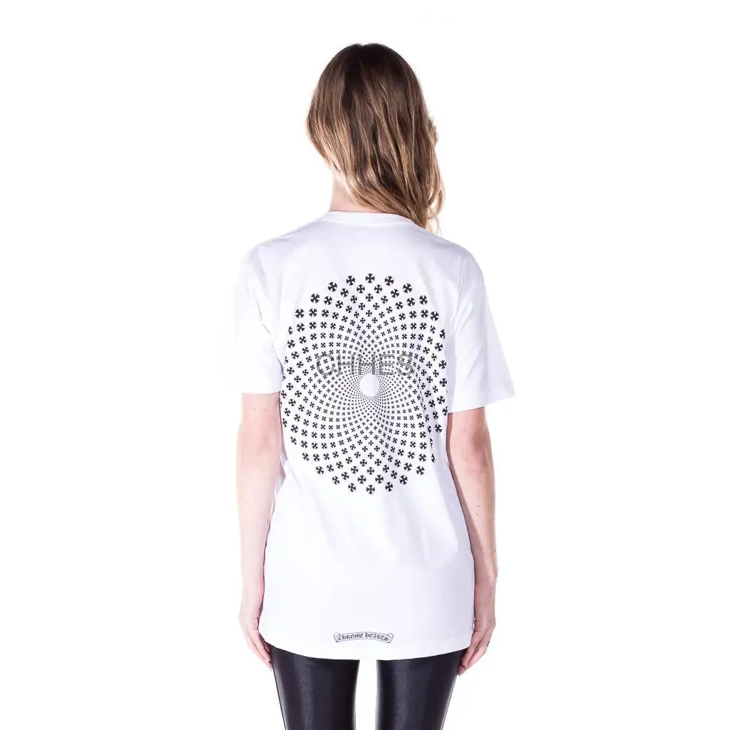 Chrome Hearts 克罗心 小十字花漩涡印花 TEE