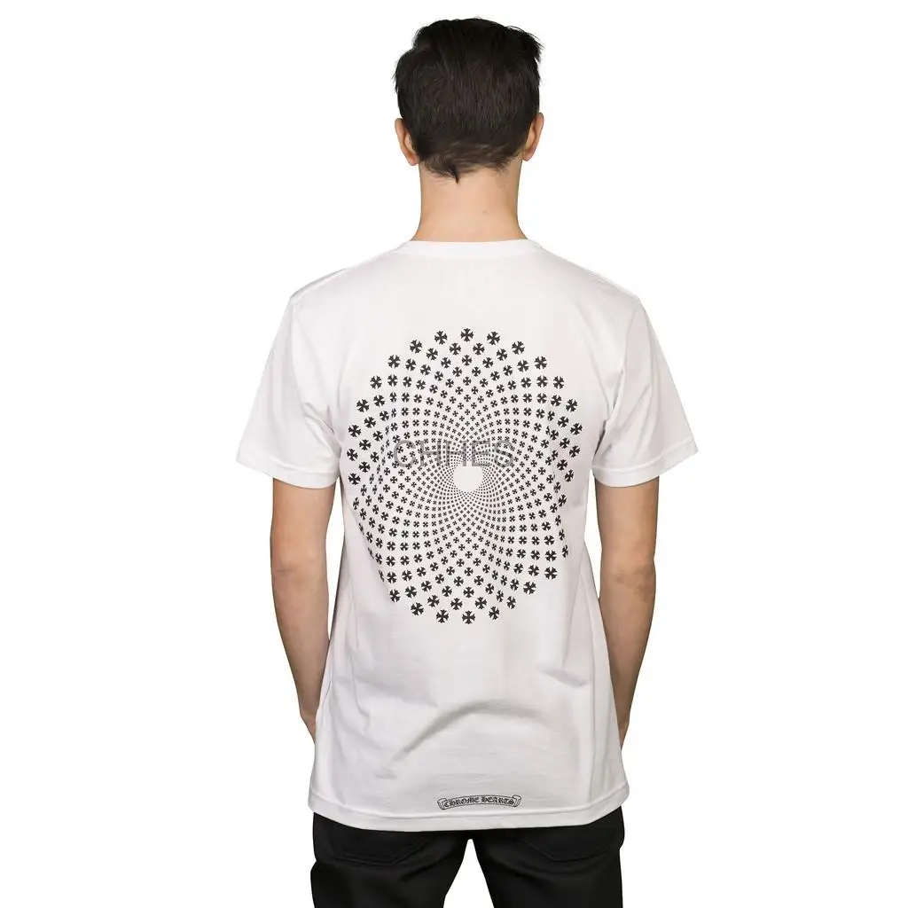 Chrome Hearts 克罗心 小十字花漩涡印花 TEE