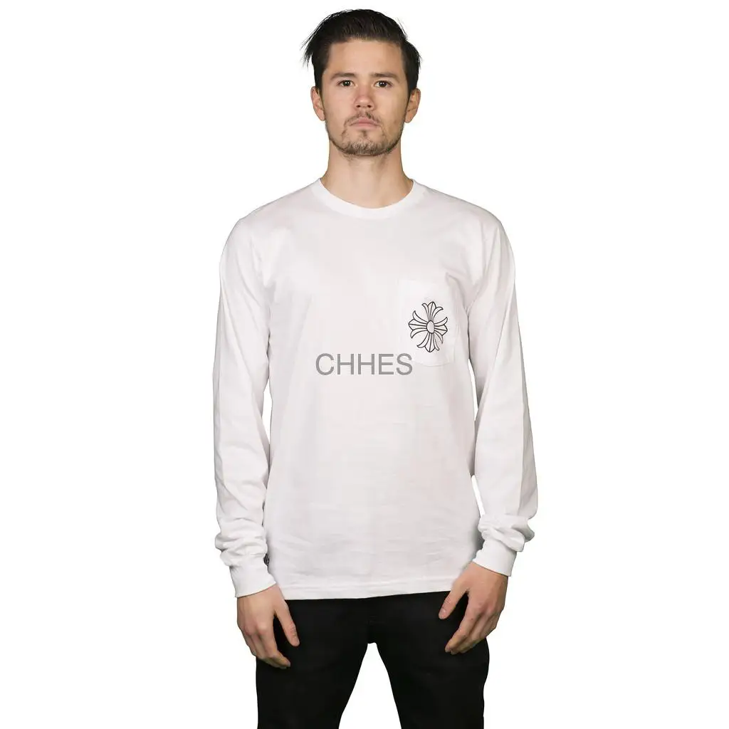 克罗心 大小十字花长袖T恤