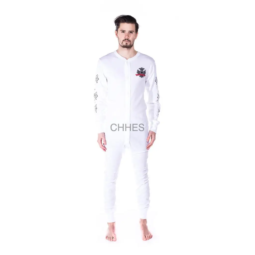 克罗心 CH马蹄印花连体衣