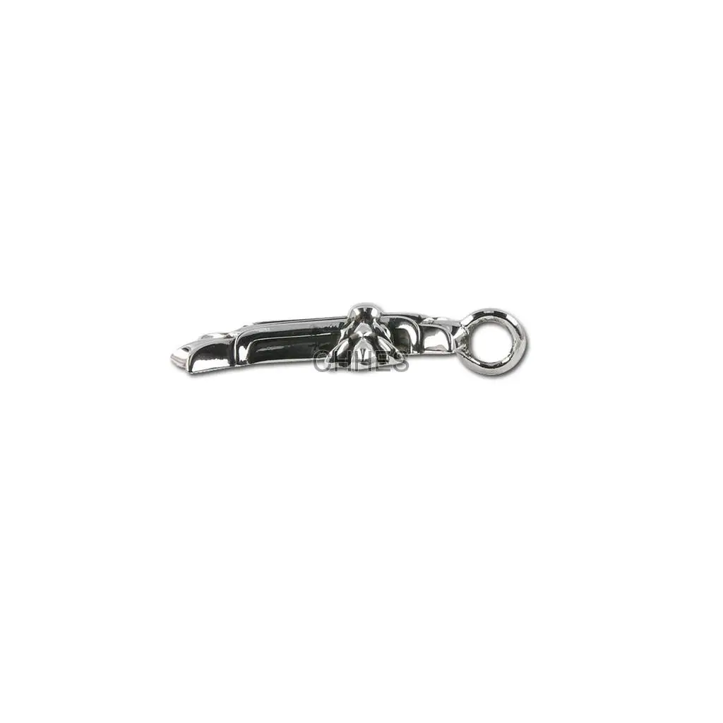 Chromehearts 克罗心 小号双层十字架吊坠/项链