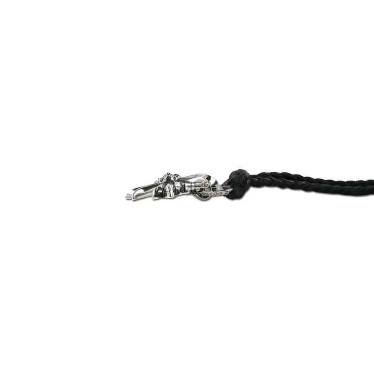 Chromehearts 克罗心 双层十字花皮革编织吊坠（整套）
