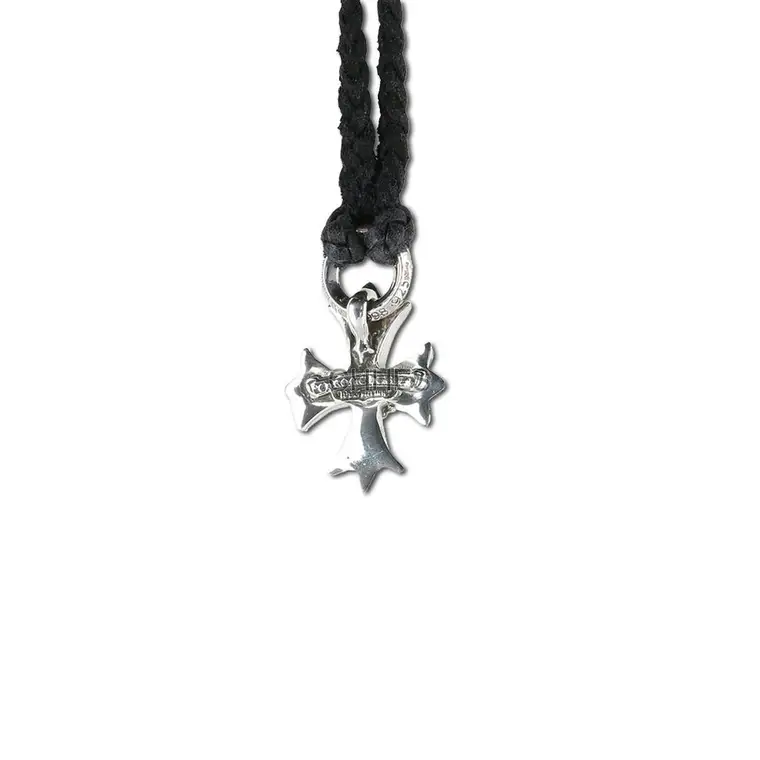 Chromehearts 克罗心 双层十字花皮革编织吊坠（整套）
