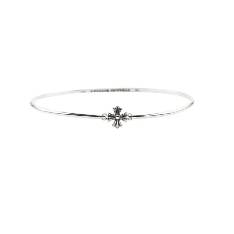 Chromehearts 克罗心 十字花细圆环手镯