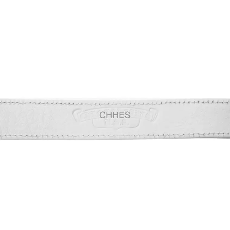 Chromehearts 克罗心 白色三十字花皮革手链