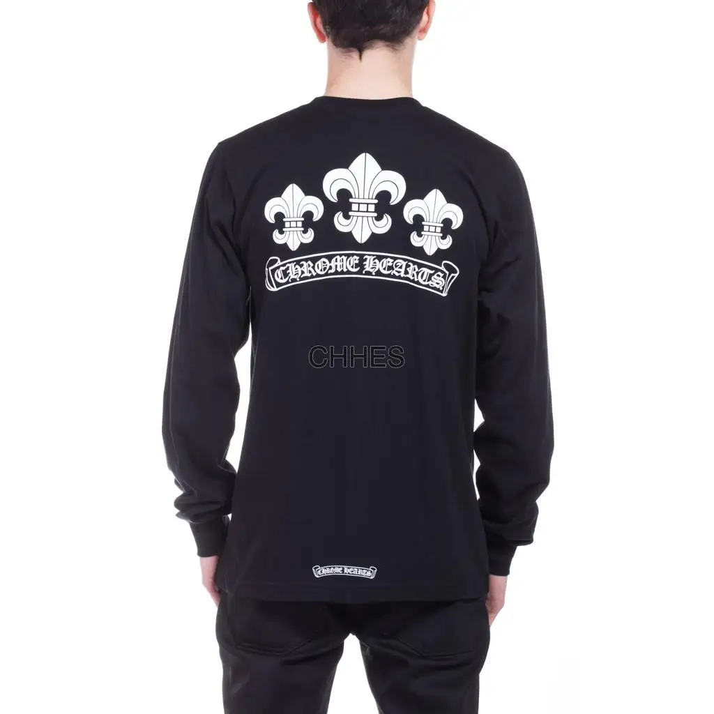 克罗心 后背三童花长袖 Tee