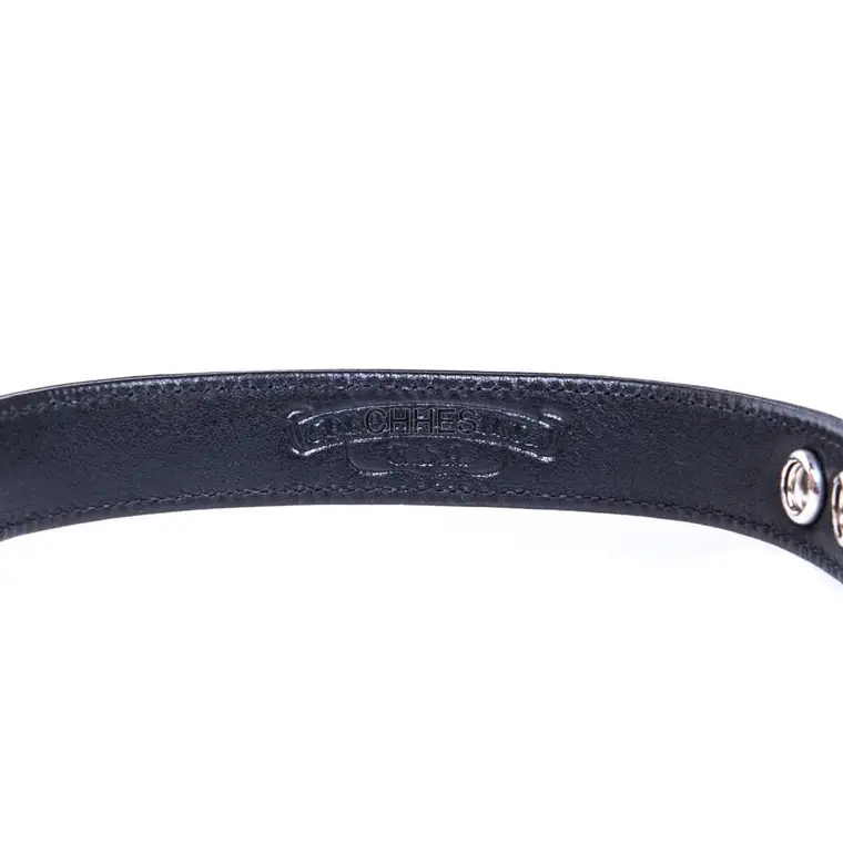 Chromehearts 克罗心 童军花桃心/爱心皮革手链