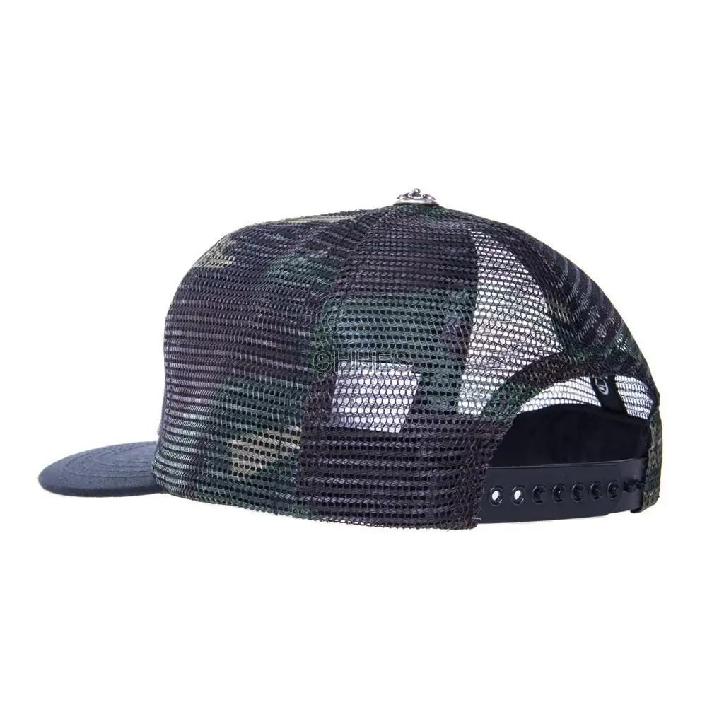 克罗心 印花黑迷彩帽