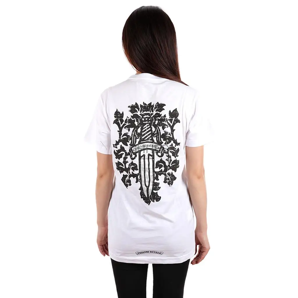 克罗心 银色大宝剑/匕首短袖白 Tee