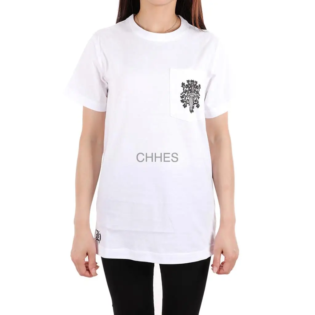 克罗心 银色大宝剑/匕首短袖白 Tee