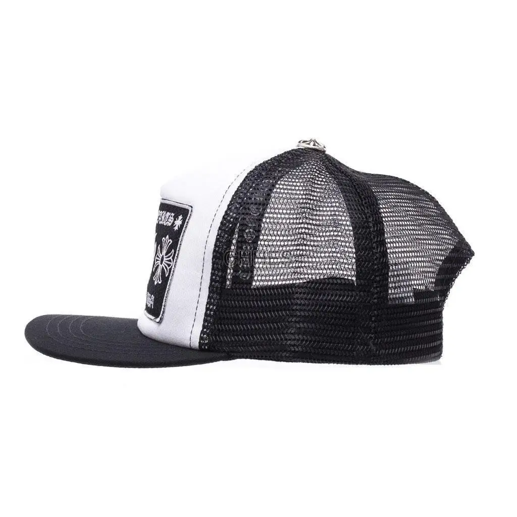 克罗心 白色/黑色卡车司机帽