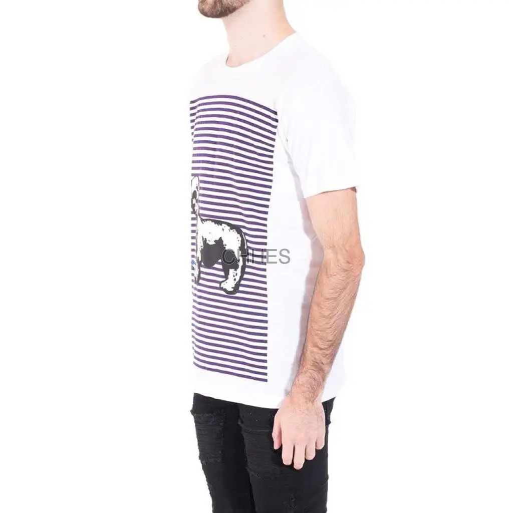 克罗心 白色FOTI骷髅神兽短袖Tee