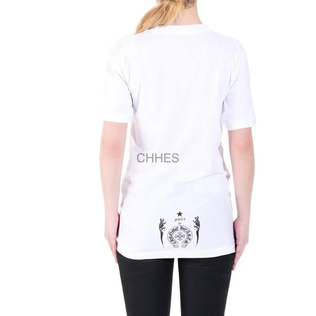 克罗心 白色FOTI骷髅神兽短袖Tee