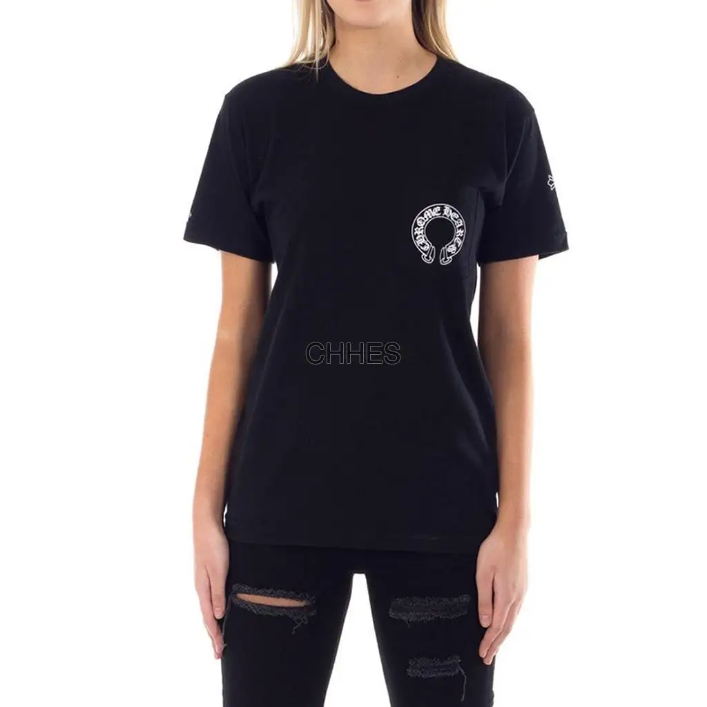 Chrome Hearts 克罗心 后背马蹄双十字架TEE