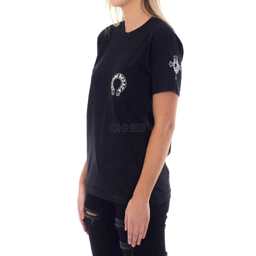 Chrome Hearts 克罗心 后背马蹄双十字架TEE