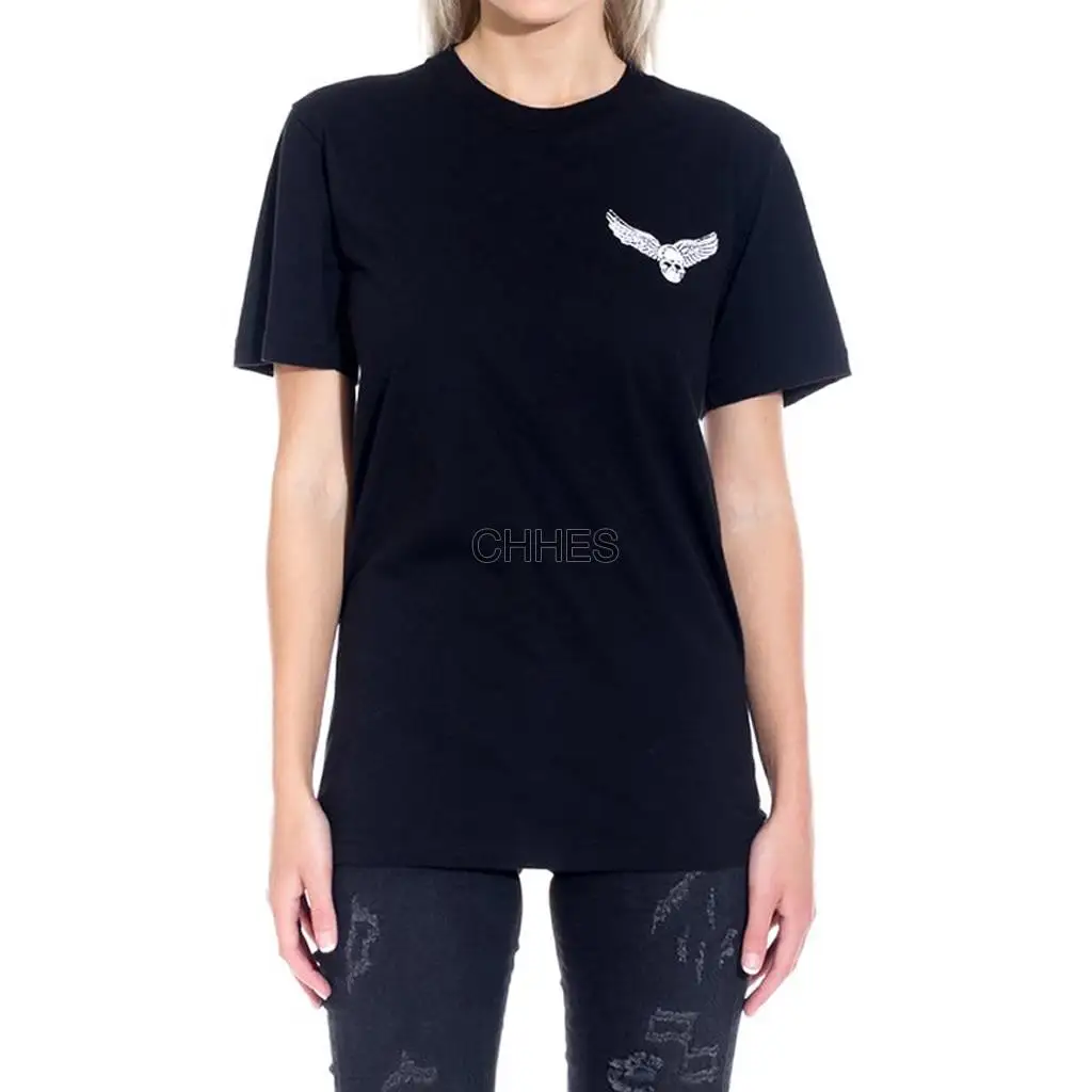 克罗心 FOTI骷髅翅膀短袖TEE