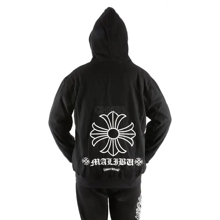 Chrome Hearts 克罗心 MALIBU十字花内衬连帽卫衣