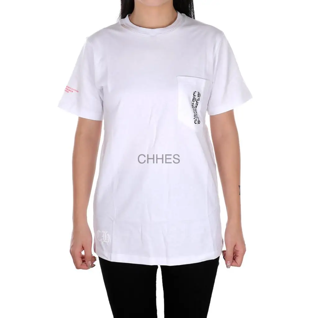 克罗心 加利福尼亚粉色字母白色短袖TEE