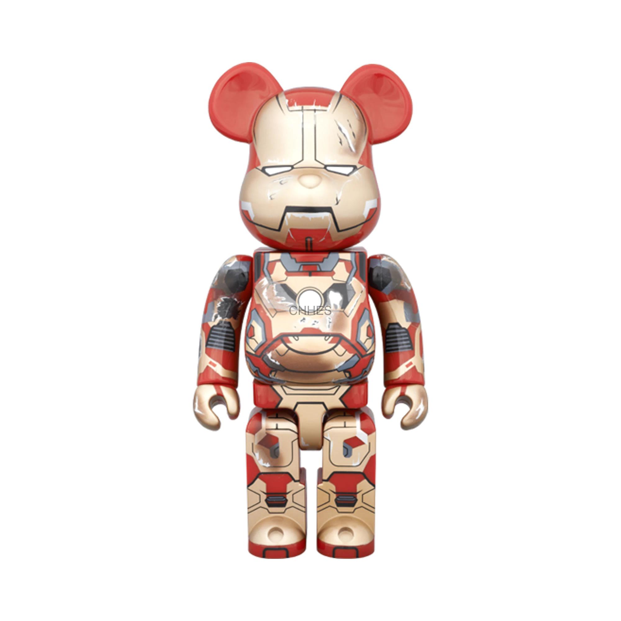 Bearbrick Iron Man Mark XLII Damaged Ver. 400%